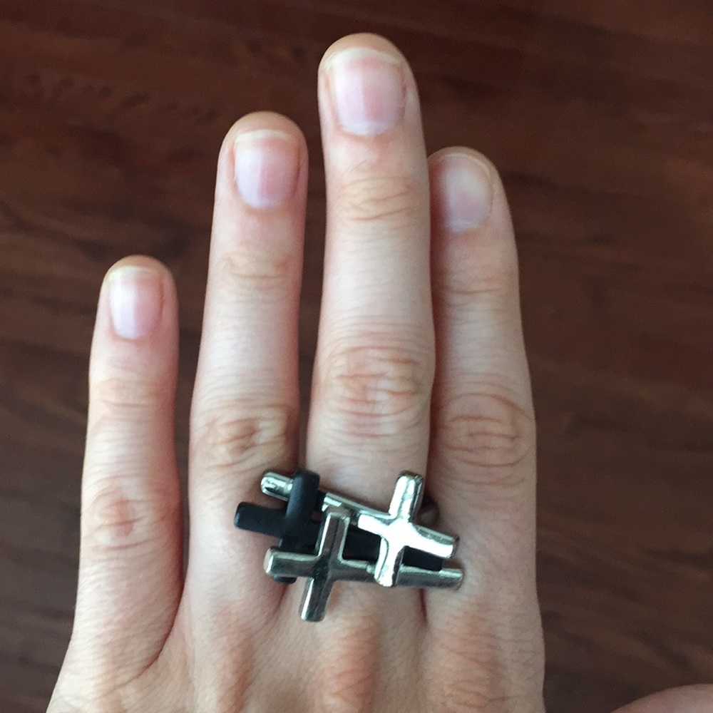Forever 21 Cross Rings